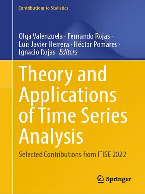 cover image of Theory and Applications of Time Series Analysis